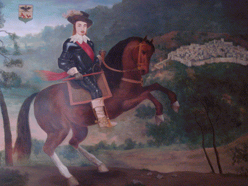 Il barone Ettore Gallelli Benso, olio su tela 150 x100 (2001) pittore Massimo Monforte